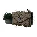 Bolso Fashion estampado marron claro de hombro (Inspiración Guess) 04.webp