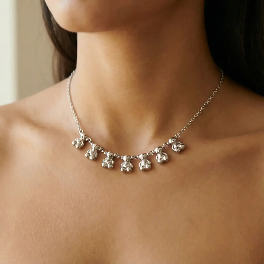 Colgante con Dijes de Oso Buuble Inpiración Tous-01.webp