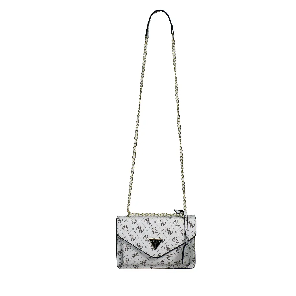 Bolso Fashion estampado blanco de hombro (Inspiración Guess) 01.webp