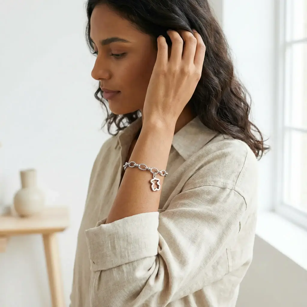 Pulsera Hold colgante oso Inspiración Tous-08.webp