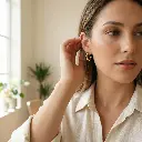 Pendientes bold Bear de aro Inspiración Tous-07.webp