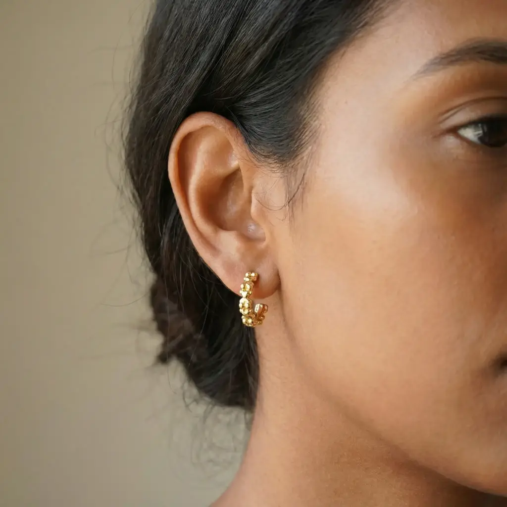 Pendientes bold Bear de aro Inspiración Tous-01.webp