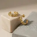 Pendientes bold Bear de aro Inspiración Tous-05.webp