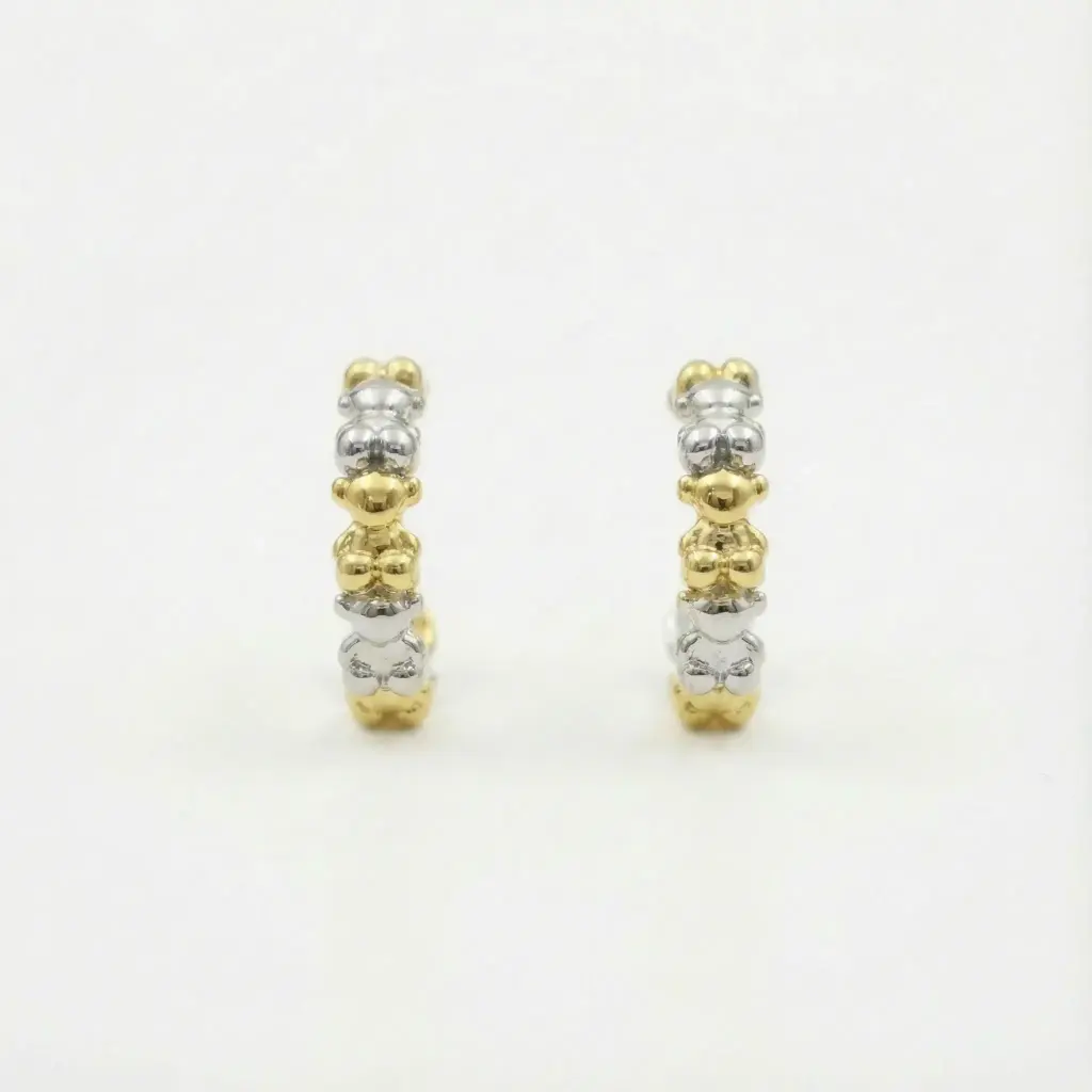 Pendientes bold Bear de aro Inspiración Tous-08.webp