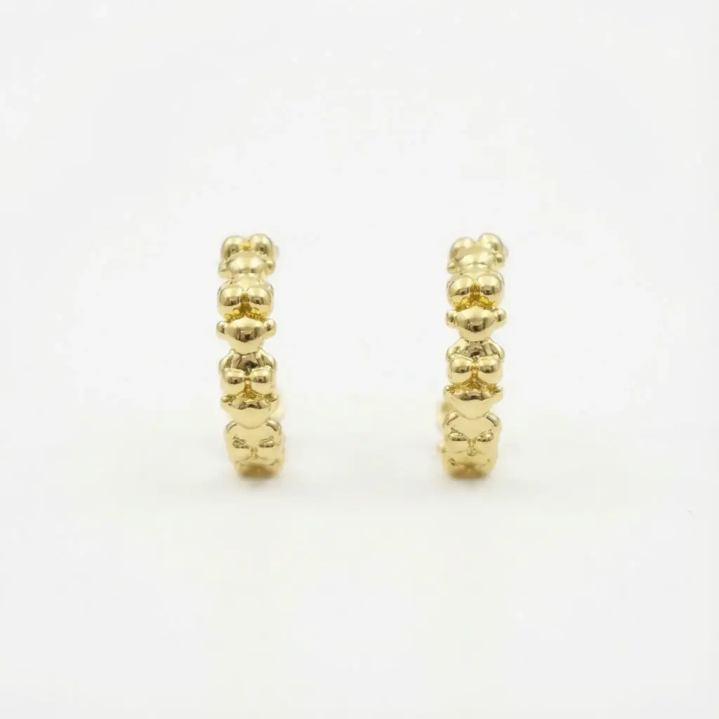 Pendientes bold Bear de aro Inspiración Tous-02.webp