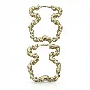 Pendientes aro trenzado forma Oso Ins Tous-03.webp