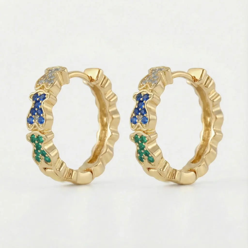 Pendientes aro pequeño diseño Osos Ins Tous-07.webp