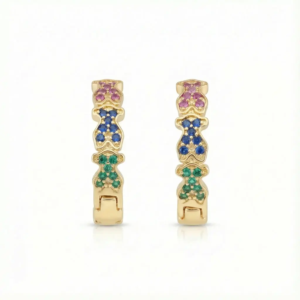 Pendientes aro pequeño diseño Osos Ins Tous-08.webp