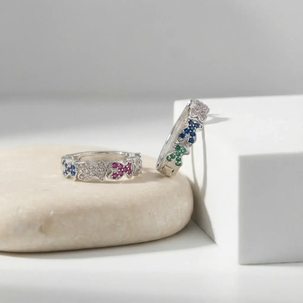 Pendientes aro pequeño diseño Osos Ins Tous-05.webp