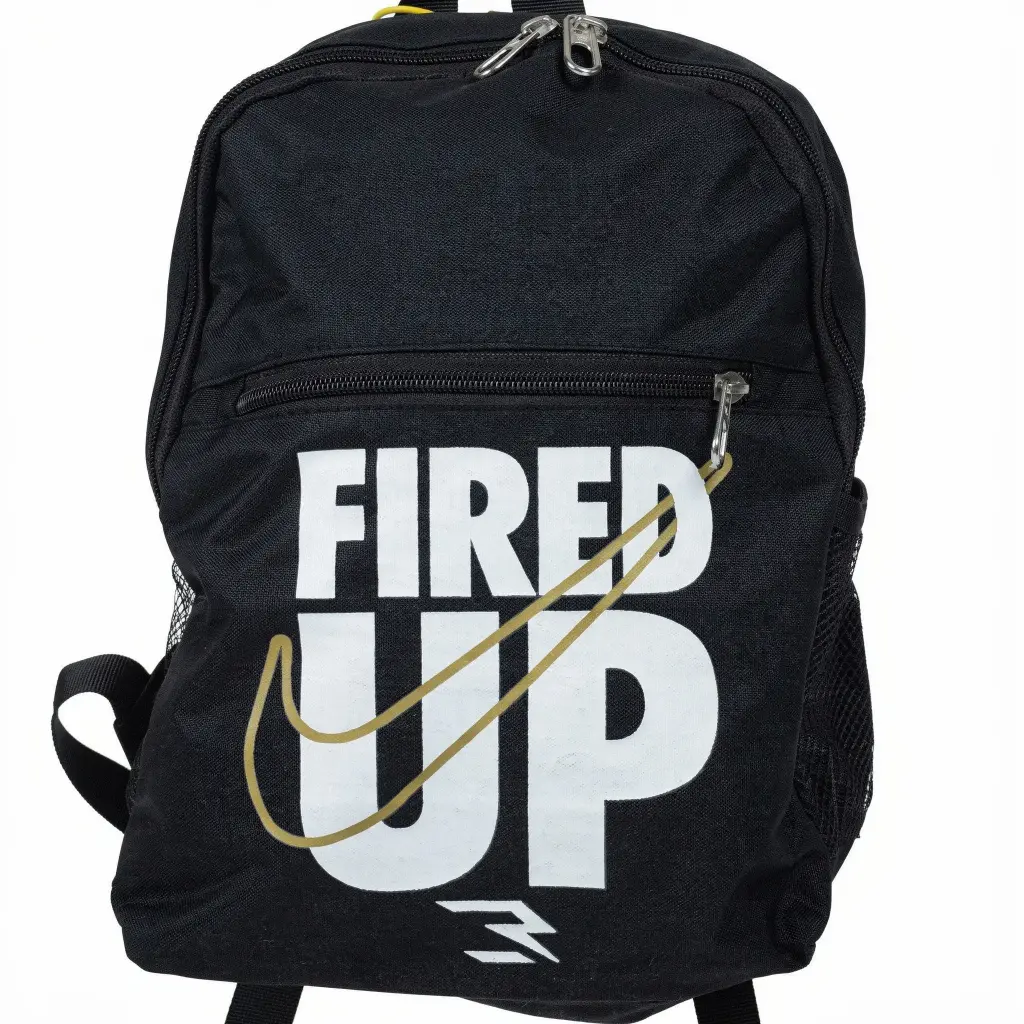 Mochila negra Fired Up (Inspiración Nike) 05 copia.webp