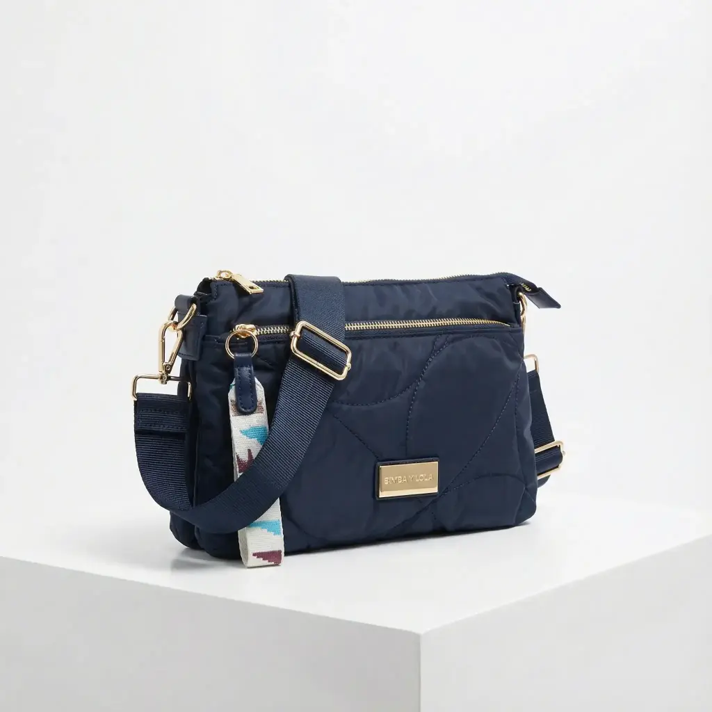 Bolso Bandolera mini de Naylon acolchado (Inspiración Bimba y Lola) 02 copia.webp