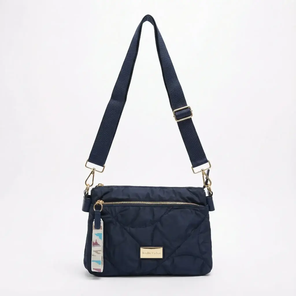 Bolso Bandolera mini de Naylon acolchado (Inspiración Bimba y Lola) 01 copia.webp