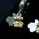 Pendientes de aro con osos (Inspiración Tous)02 copia.webp