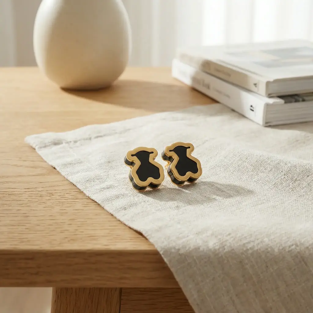 Pendientes de oso inoxidable (Inspiración Tous) 06 copia.webp