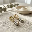 Pendientes diseño eslabón y motivo oso (Inspiración Tous) 06 copia.webp