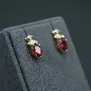 Pendientes lagrima oso (Inspiración Tous) 04 copia.webp