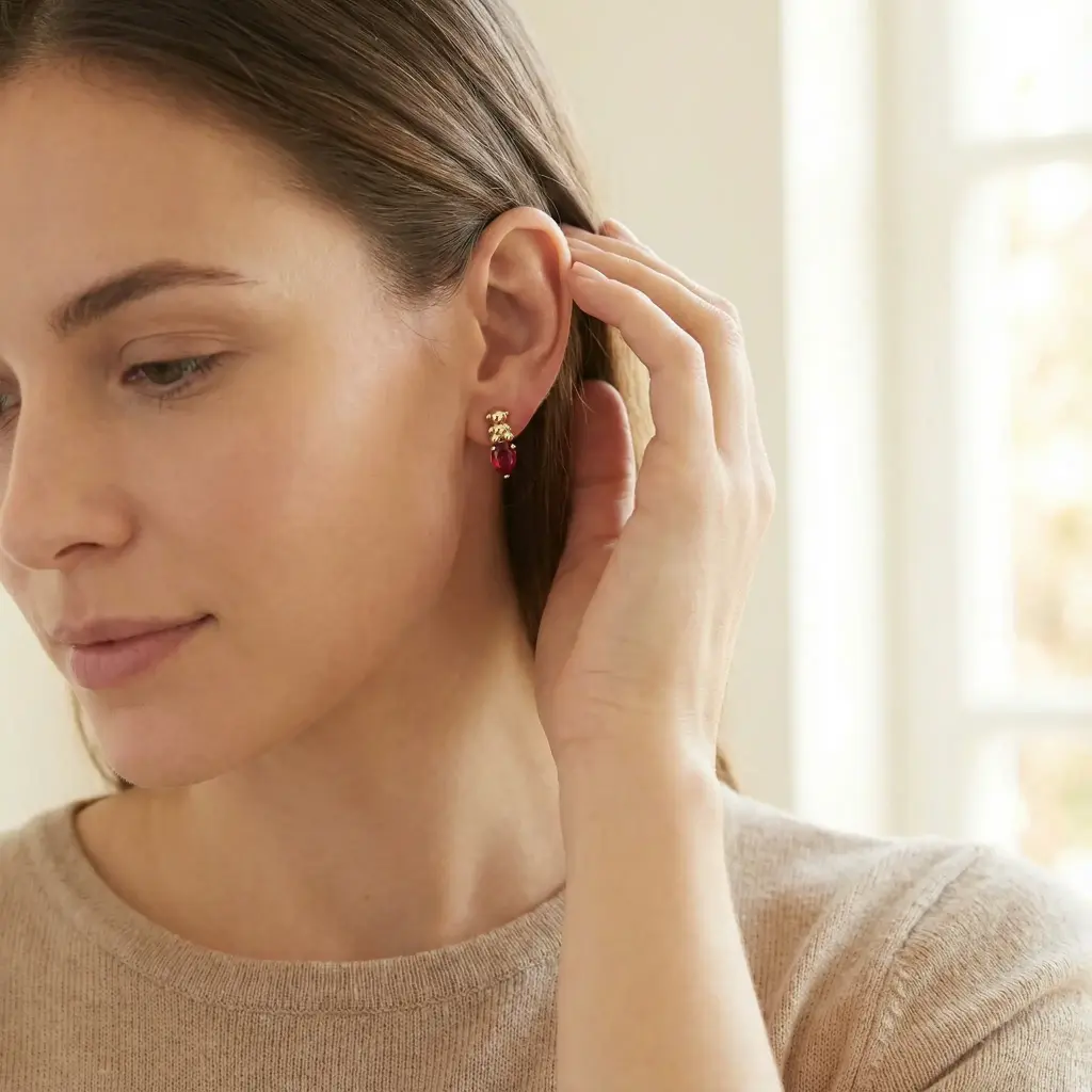 Pendientes lagrima oso (Inspiración Tous) 07 copia.webp