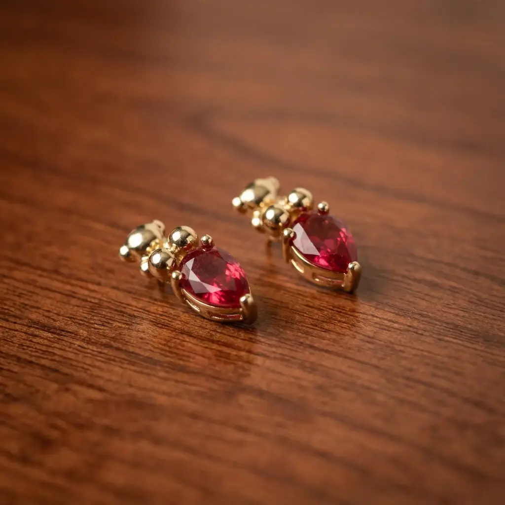 Pendientes lagrima oso (Inspiración Tous) 01 copia.webp