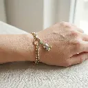 Pulsera de acero inoxidable de color dorado oso (Inspiración Tous)03 copia.webp