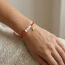 Pulsera de cuerda roja ajustable con perlas oso (Inspiración Tous)03 copia.webp