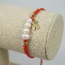 Pulsera de cuerda roja ajustable con perlas oso (Inspiración Tous)04 copia.webp