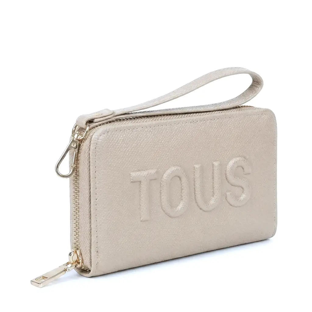 Monedero tarjetero La Rue New (Inspiración Tous) Beige 01 copia.webp