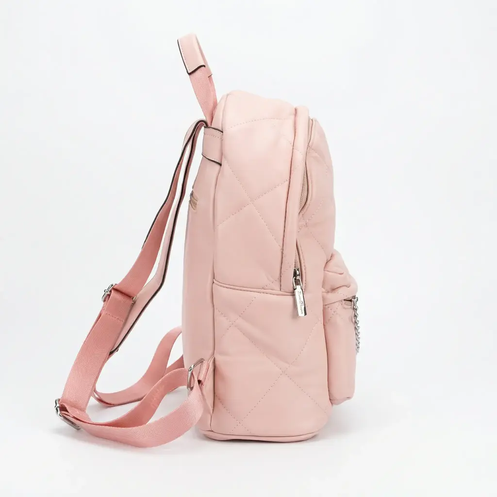 Mochila acolchada con cadena Elisa bag Rosa 06 copia.webp