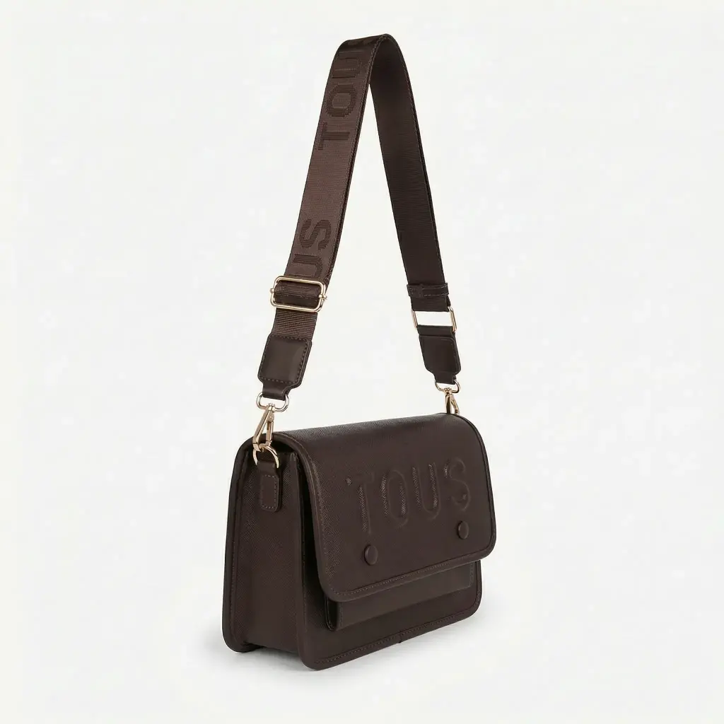 Bolso Bandolera La Rue New (Inspiración Tous) Chocolate 01 copia.webp