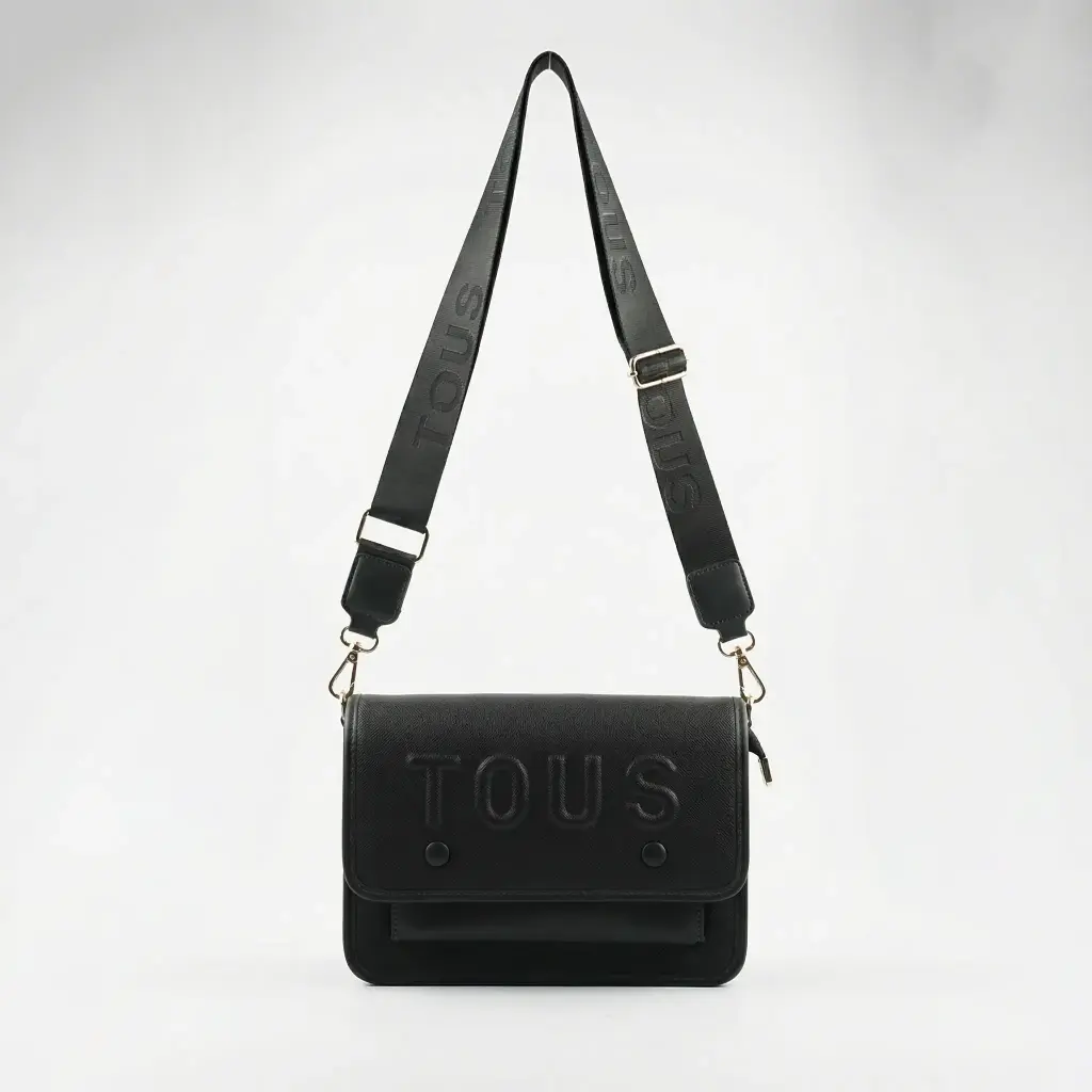 Bolso Bandolera La Rue New (Inspiración Tous) Negro 01 copia.webp