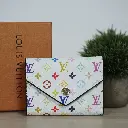 Cartera tarjetero Takashi murakami Blanco (Inspiración Louis Vuitton) 02.webp