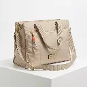 Bolso Shopper acolchado taupe color (Inspiración Bimba y Lola) Beige 07.webp