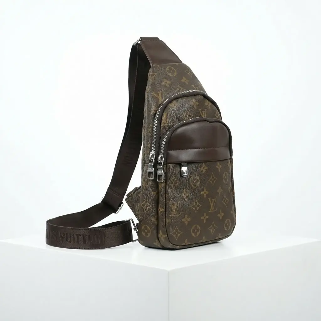 Mochila Bandolera Avenue Monogram (Inspiración Louis) Marrón 06.webp