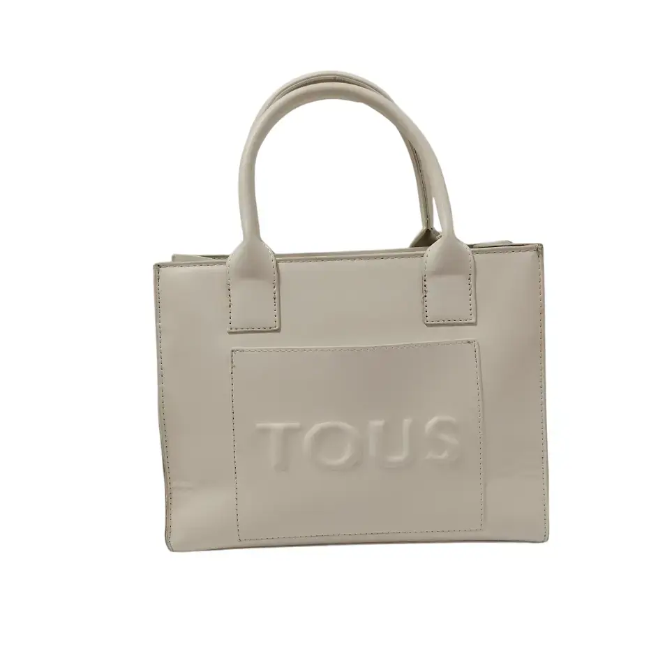 Bolso mano Tous - Inspiración Tous - Liso clásico - Color Marfil.webp