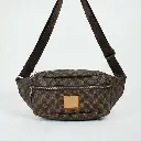 Riñonera Lona Damier (Inspiración Louis Vuitton) Marrón 01.webp