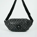 Riñonera Lona Damier (Inspiración Louis Vuitton) Negro 03.webp