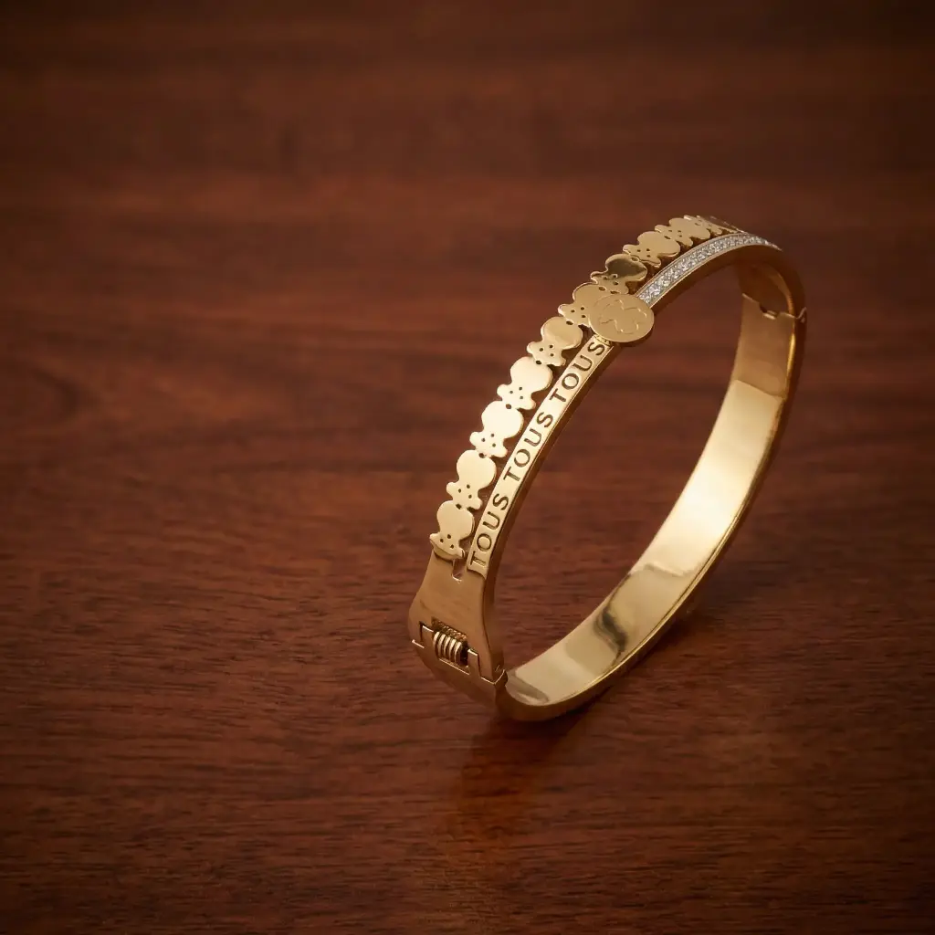 Pulsera mujer detalles Tous (Inspiración Tous) Color Dorado 04.webp