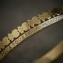 Pulsera mujer detalles Tous (Inspiración Tous) Color Dorado 03.webp