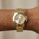 Reloj analógico Motif dorado (Inspiración Tous) 06.webp