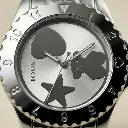 Reloj analógico Motif plateado (Inspiración Tous) 04.webp