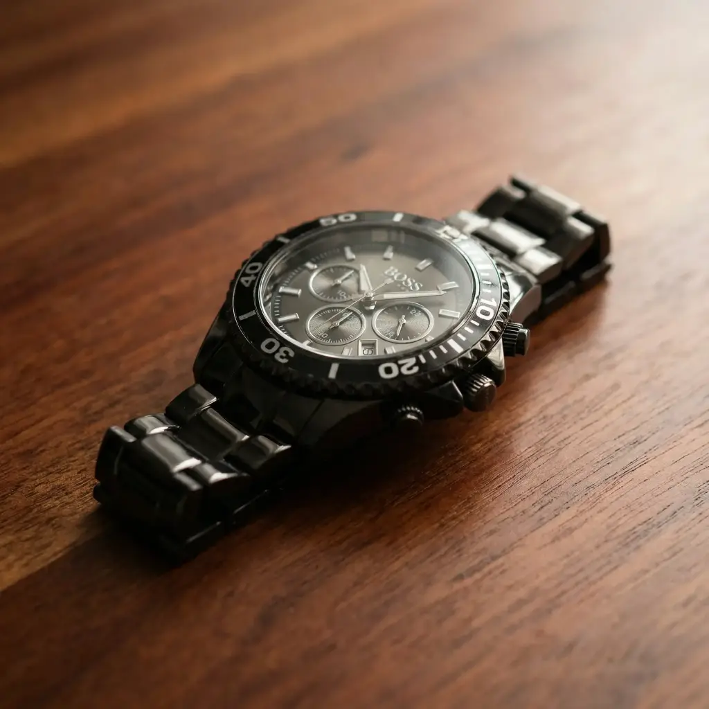 Reloj Hombre esfera negra (Inspiración Hugo Boss) 02.webp