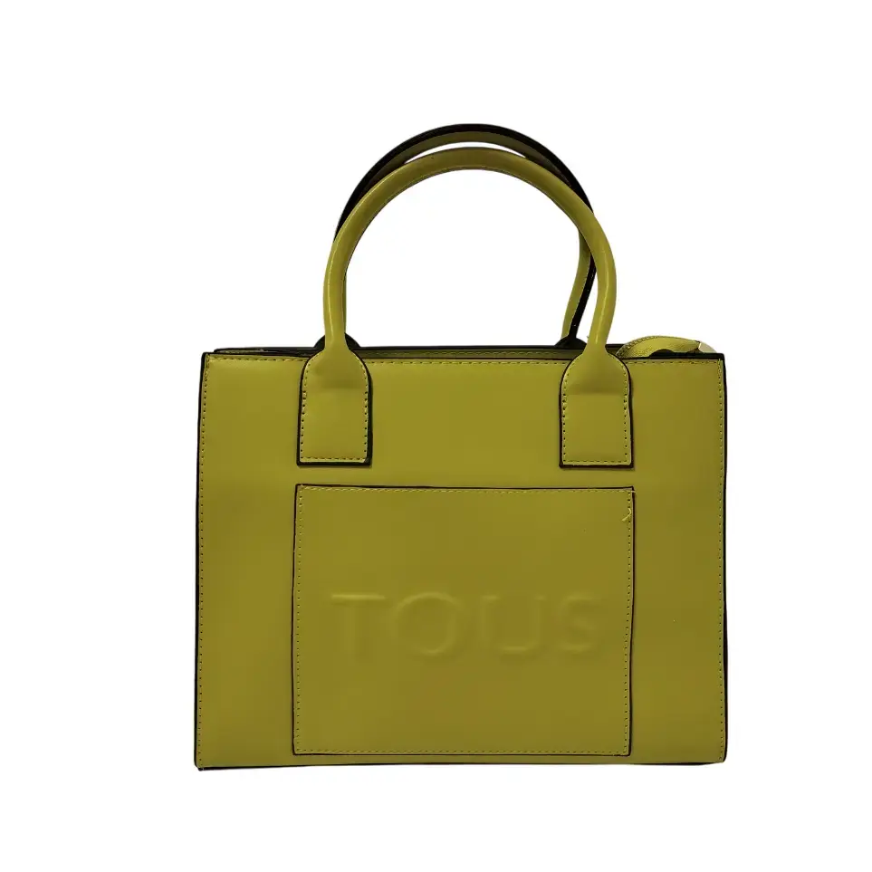 Bolso mano Tous - Inspiración Tous - Liso clásico - Color Verde Manzana.webp