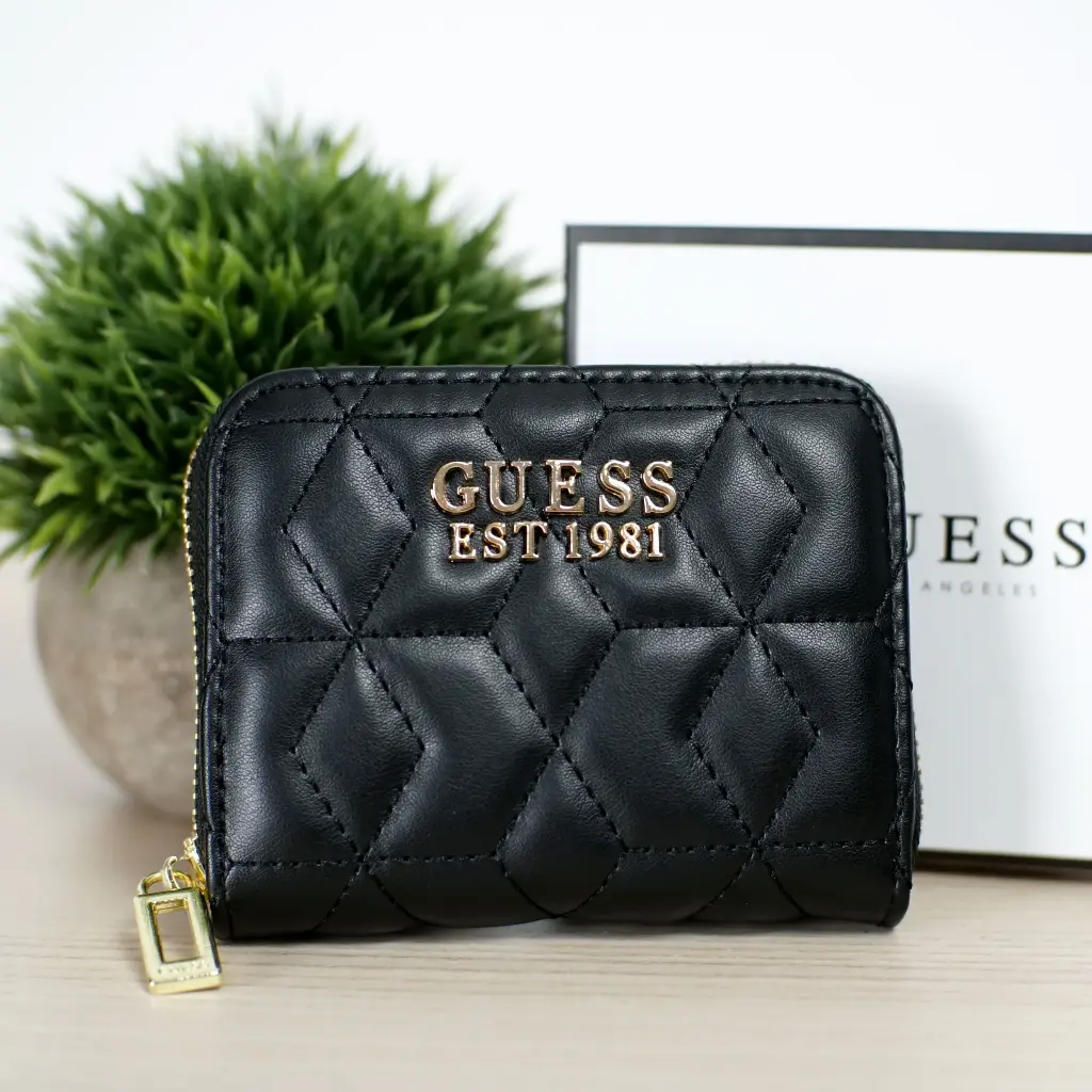 Cartera Negro EST 1981 Los Angeles Negro (Inspiración Guess) 01.webp