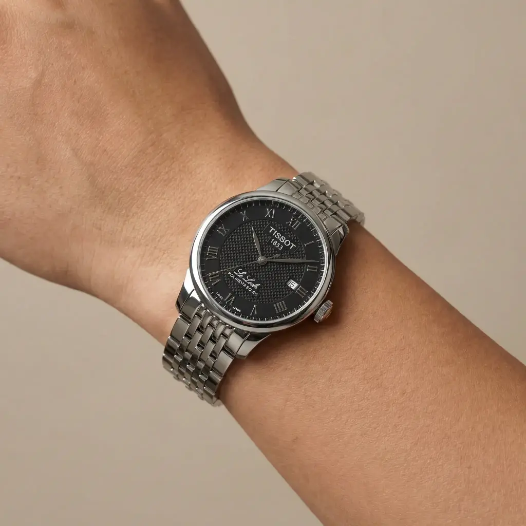 Reloj Hombre Plateado Le locle Tissot 08.webp