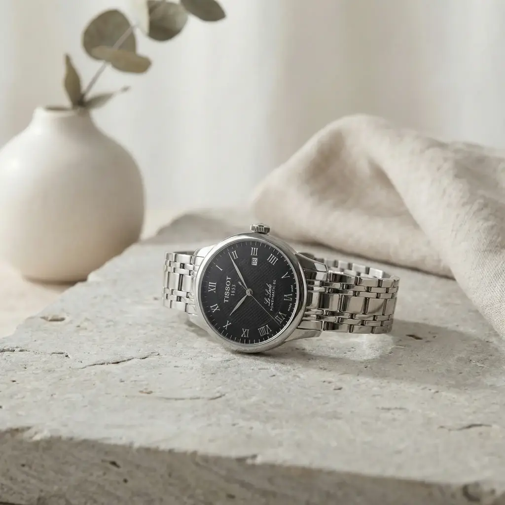 Reloj Hombre Plateado Le locle Tissot 05.webp