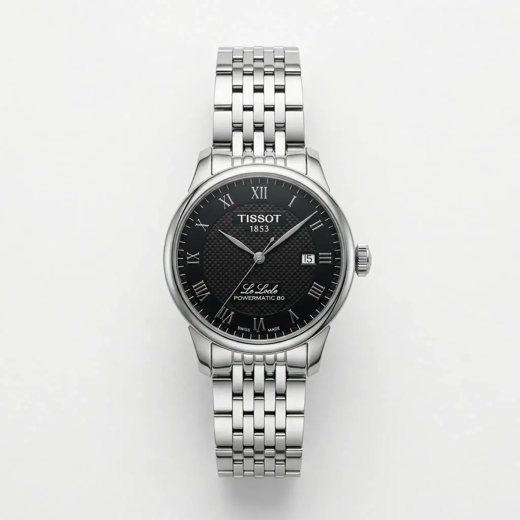 Reloj Hombre Plateado Le locle Tissot 03.webp