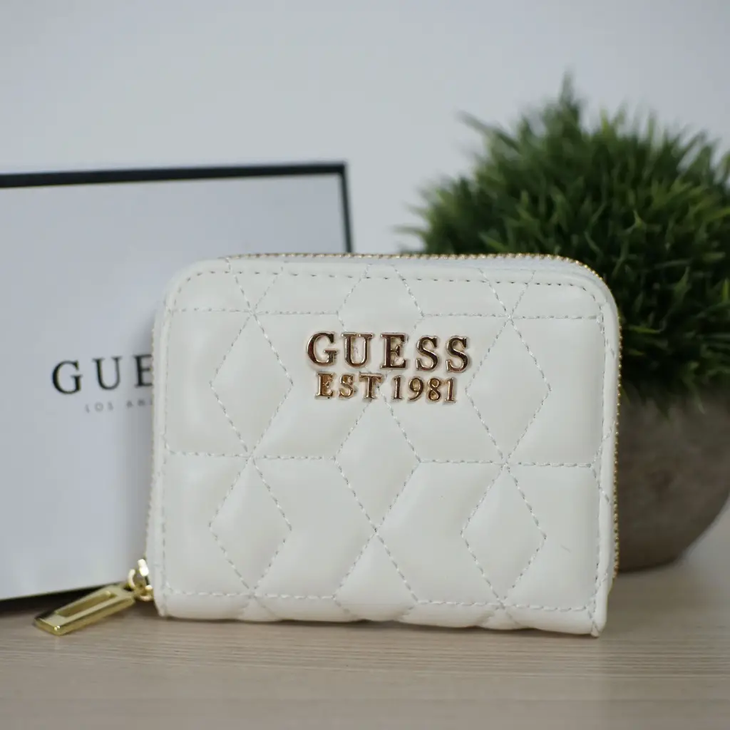 Cartera Blanco EST 1981 Los Angeles Negro (Inspiración Guess) 04.webp