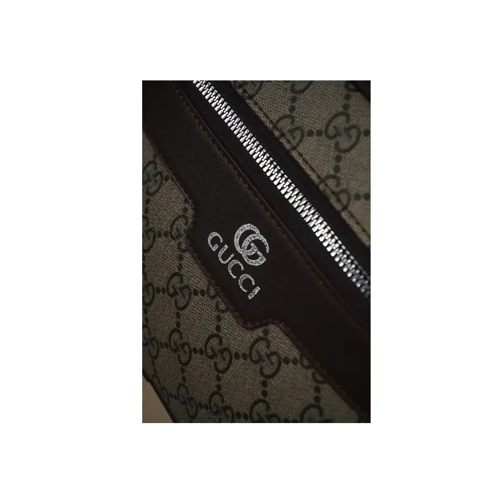 Neceser Monogram pequeño (Inspiración Gucci) Marron 03.webp