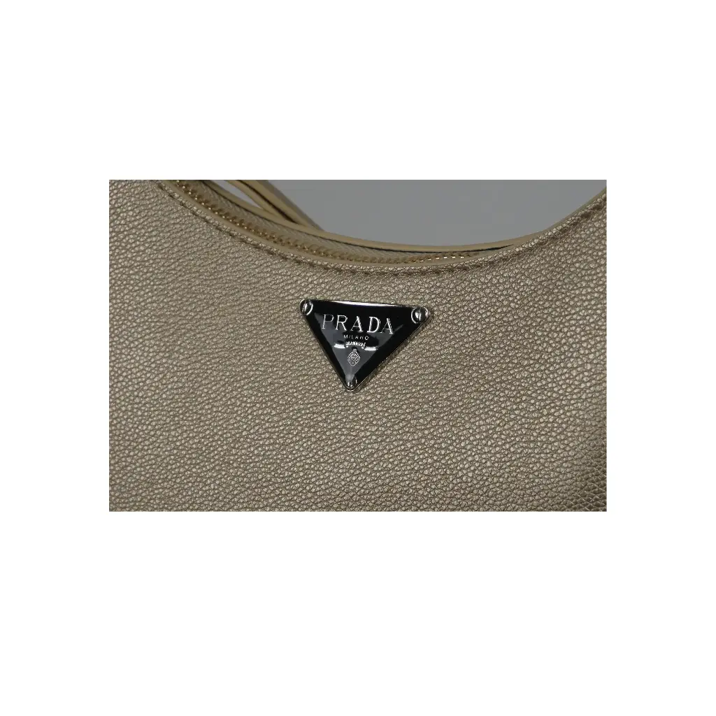 Bolso de hombro Noelle Saffiano (Inpiración Prada) Dorado 03.webp