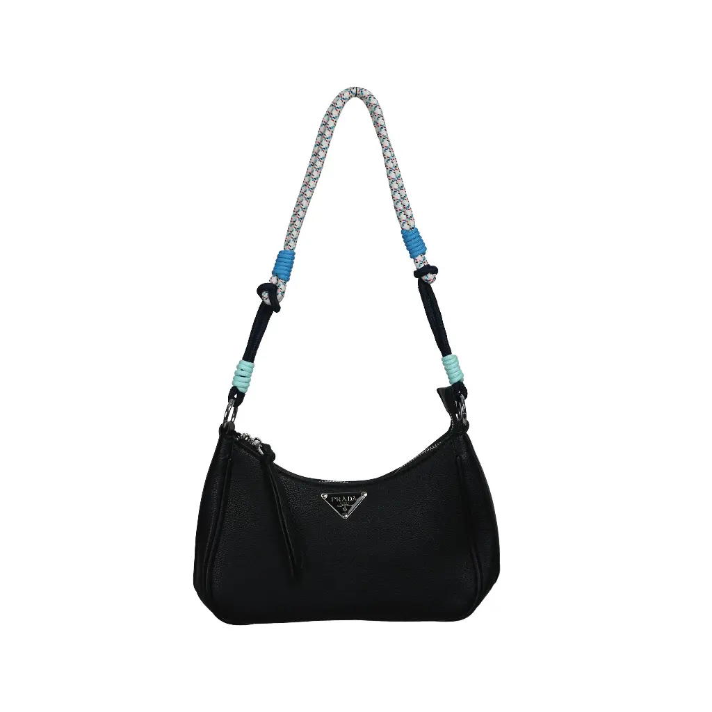 Bolso de hombro Noelle Saffiano (Inpiración Prada) Negro 01.webp