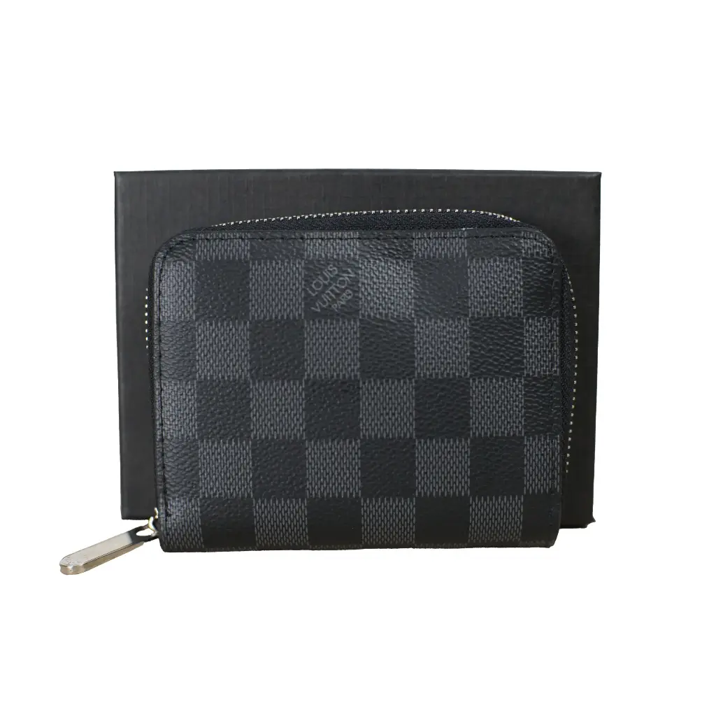 Cartera Tarjetero Pre-Owned Negro (Inspiración Louis Vuitton) 01.webp